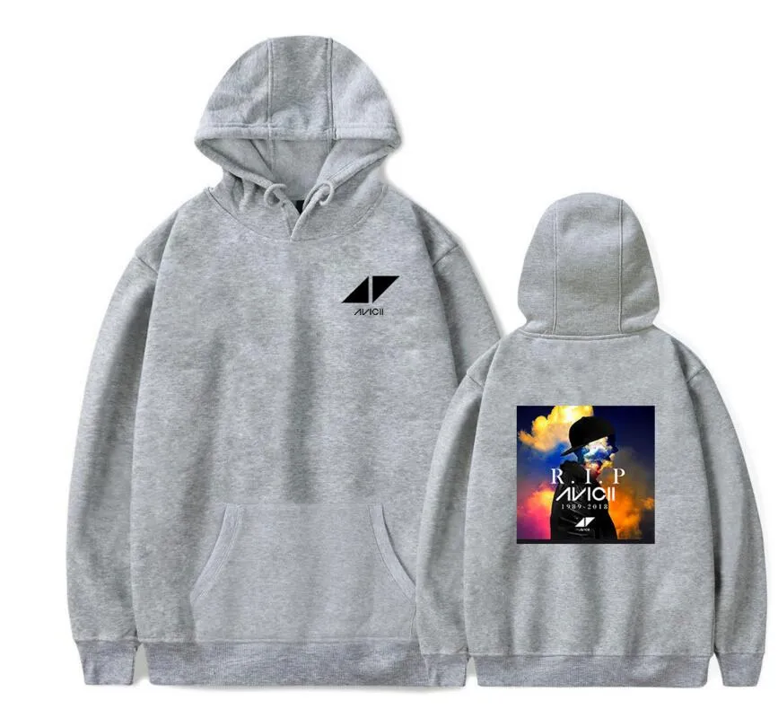 2018 hot dj avicii personalidad tendencia calle moda europea y americana mas sueter con capucha de terciopelo amantes camisa