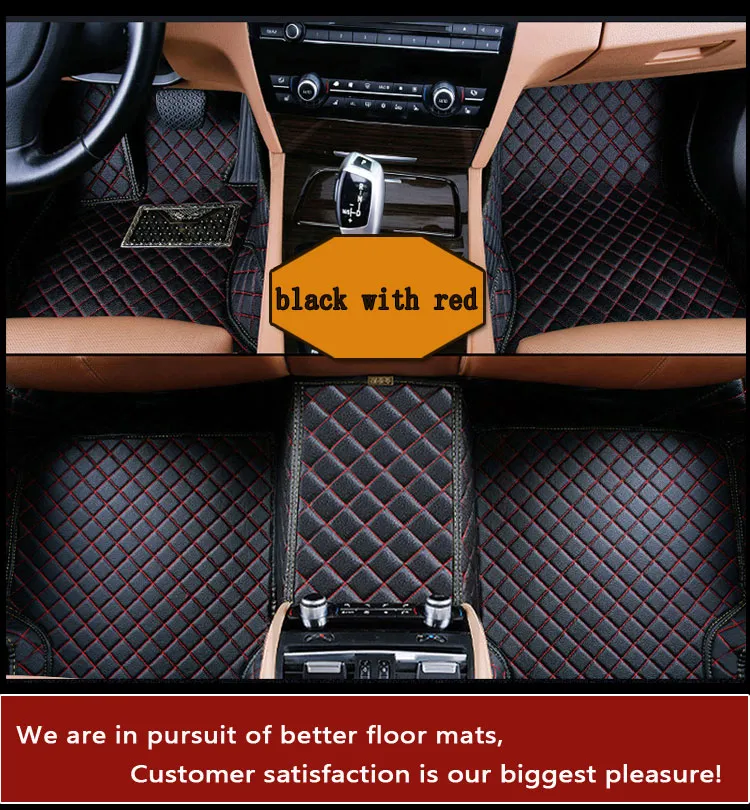 Tapis De Sol Voiture en Cuir pour Volvo XC90 7 Sièges 2015 216