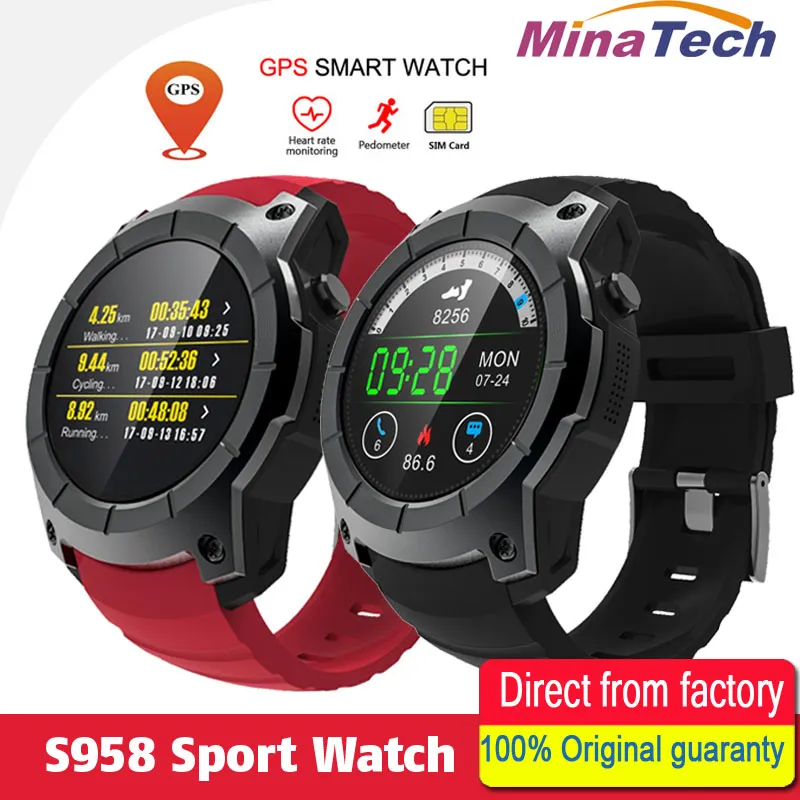 Al Por Mayor GPS Tarjeta SIM GSM S958 MTK2503 Monitor De Frecuencia Cardíaca Smartwatch Modelo Multi Sport Reloj Para Android IOS De Shuangyin003, 112,31 € | DHgate