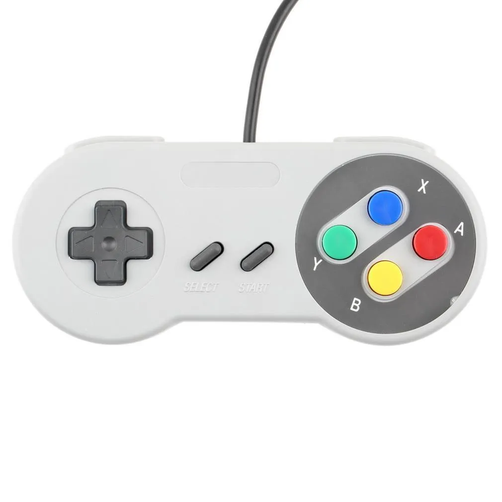 PC Mac Super SNES 게임 패드 게임 컨트롤러 용 레트로 USB 컨트롤러 JoyPad 조이스틱 DHL FedEx UPS 무료 배송