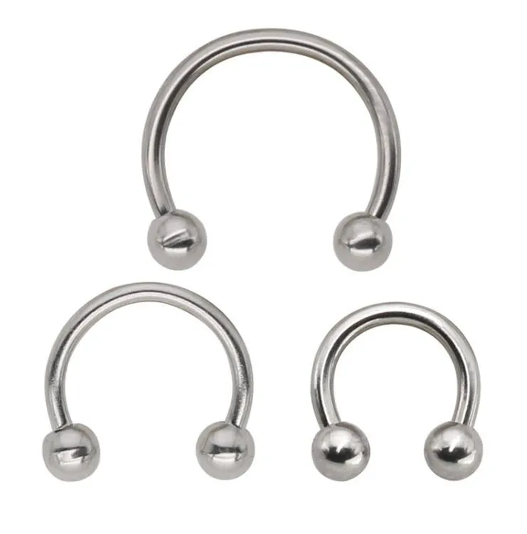 4 Paia Di Orecchini A Cerchio In Acciaio Inossidabile - Set Con Misure 8, 10, 12, 14 Mm, Colore Oro Rosa, Per Uomo E Donna - 3