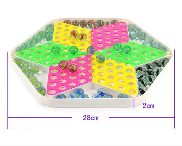 Chinese checkers marble set discount