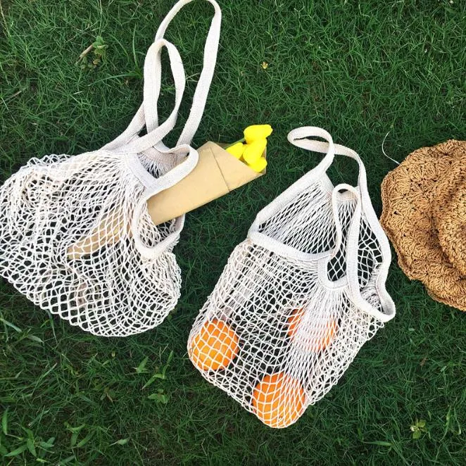 حقيبة شبكية للتسوق المريحة Net Turtle Bag Bag Storage Fruit Vruction Toures Bag Grocery Bag SN10464711529