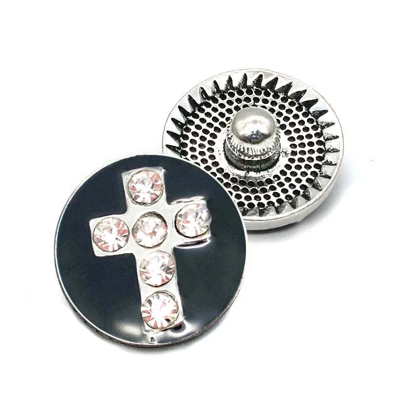 Wholesale w363 3D 18mm 20mm metal snap button for Bracelet Necklace Interchangeable Jewelry Women accessorie findings2222753