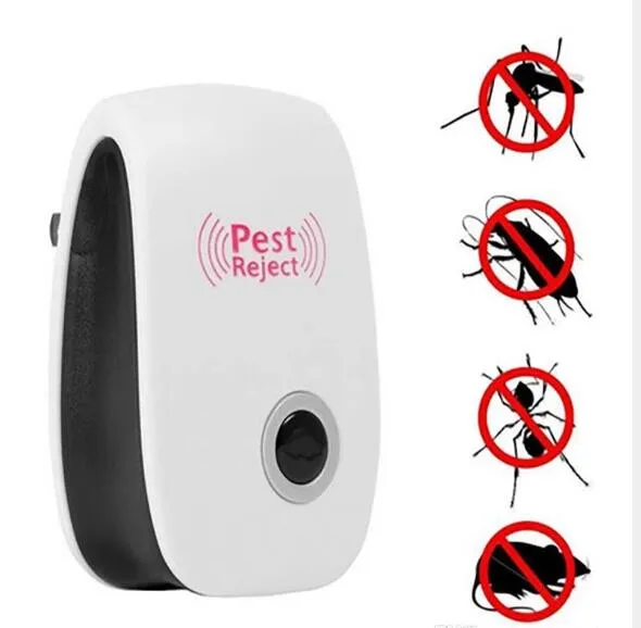 2018 Ultrasonic Pest Repheller Repheller Plug in Pest Control - Pest Repellent Mosquito Odstraszający do myszy, Szczur, Bug, Bedbug, Spider