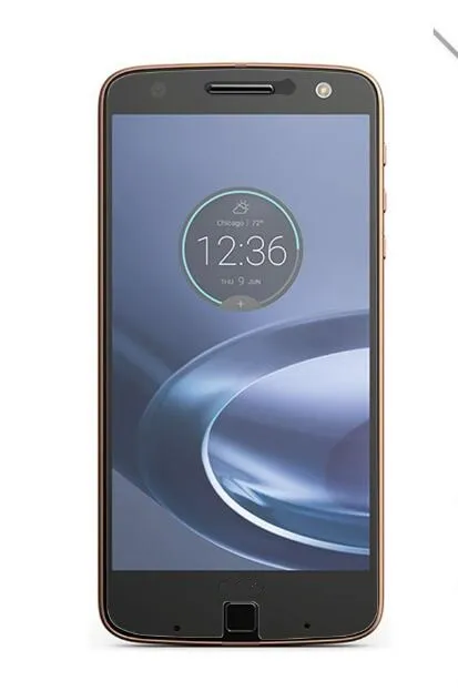 Motorola Moto Z için 2.5D 9 H Premium Temperli Cam Kuvvet Ekran Koruyucu Moto Z Kuvvet için Güçlendirilmiş Koruyucu Film