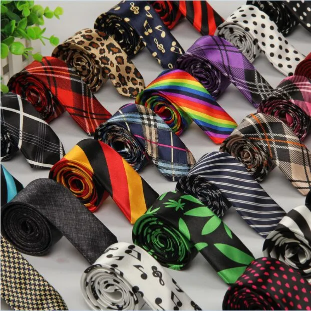 Streep nek stropdas 145 * 5 cm afdrukken stropdas 46 kleuren beroep stropdas heren stropdas voor vaderdag mannen zakelijke stropdas gratis verzending