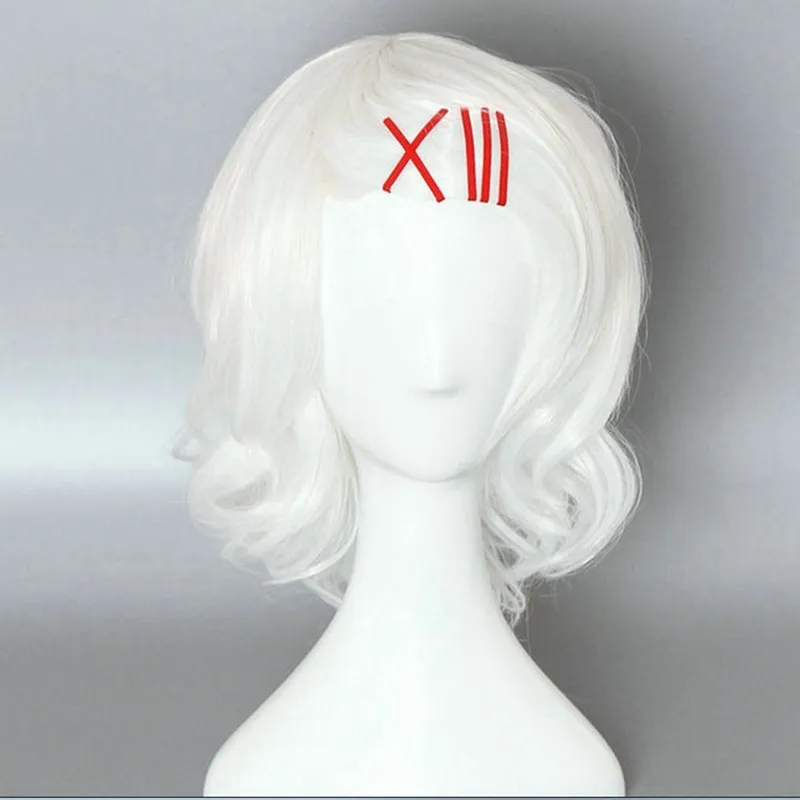 Anime Tokyo Ghoul Juzo Suzuya Juuzou Pur Blanc Résistant À La Chaleur Cosplay Costume Perruque