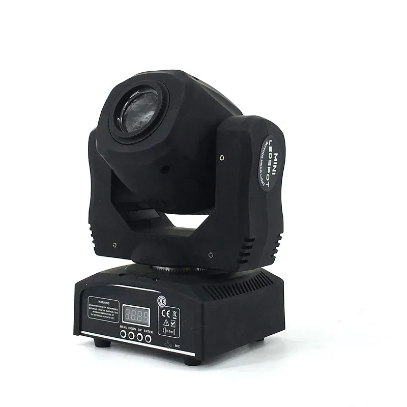 LED Spot 60 W Moving Head Light Gobo / Padrão Rotação Manual de Foco Com DMX Controller Para Projetor Dj Stage Lighting