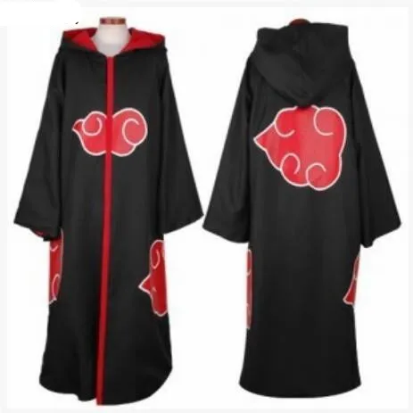 ناروتو تأثيري حلي Akatsuki عباءة هوديي ناروتو أوتشيها ايتاشي أنيمي تأثيري حلي