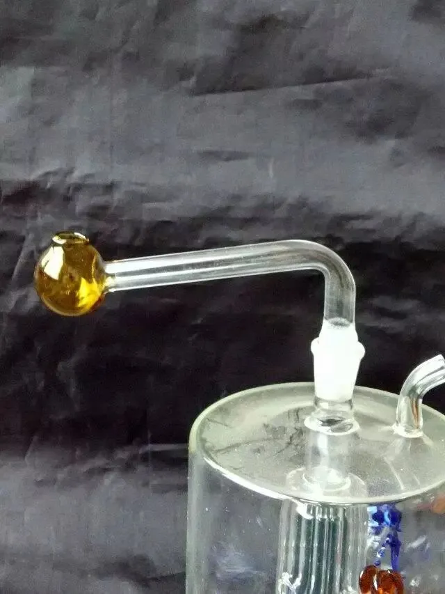 Testa dell'osso bruciato, bong di vetro all'ingrosso Tubi l'acqua dell'olio Tubi l'olio in vetro Fumatori, spedizione gratuita