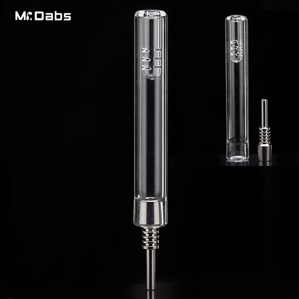 NC WAX DAB RIGS KIT Rökningstillbehör med 10 mm Joint Titanium Nail Small Oil Rigs Mini NC Kits Glasvattenrör