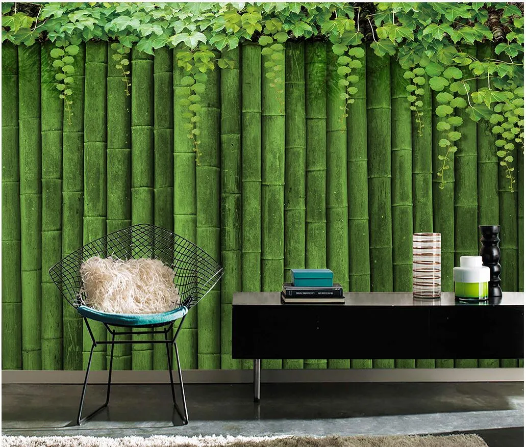 Escala Decorativa de Bamboo Café Claro 2 M