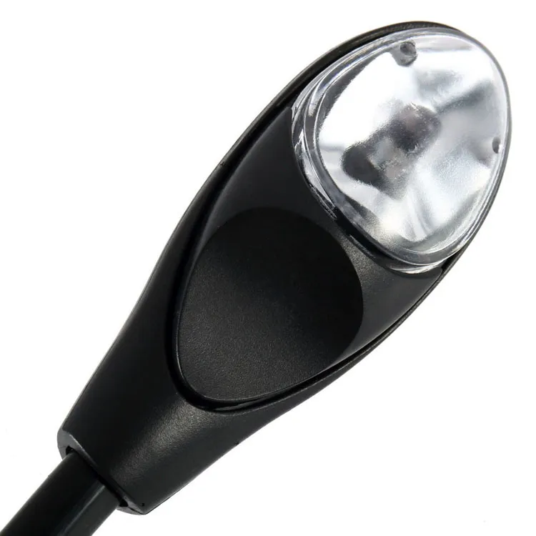 Gadget Mini Clip Flexible sur Clip-On livre lumineux lampe de voyage pour ordinateur portable LED lampe de lecture E-book lampe de haute qualité expédition rapide