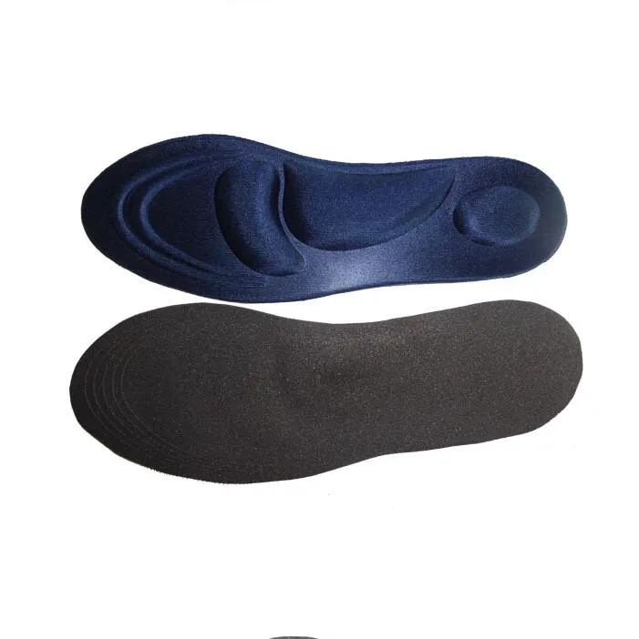 4D Sport Svamp Soft High Heel Sko Insoles Arch Support Orthotic Massage Smärtlindring Sätt in Shock Absorber Comfort Cushion Pads