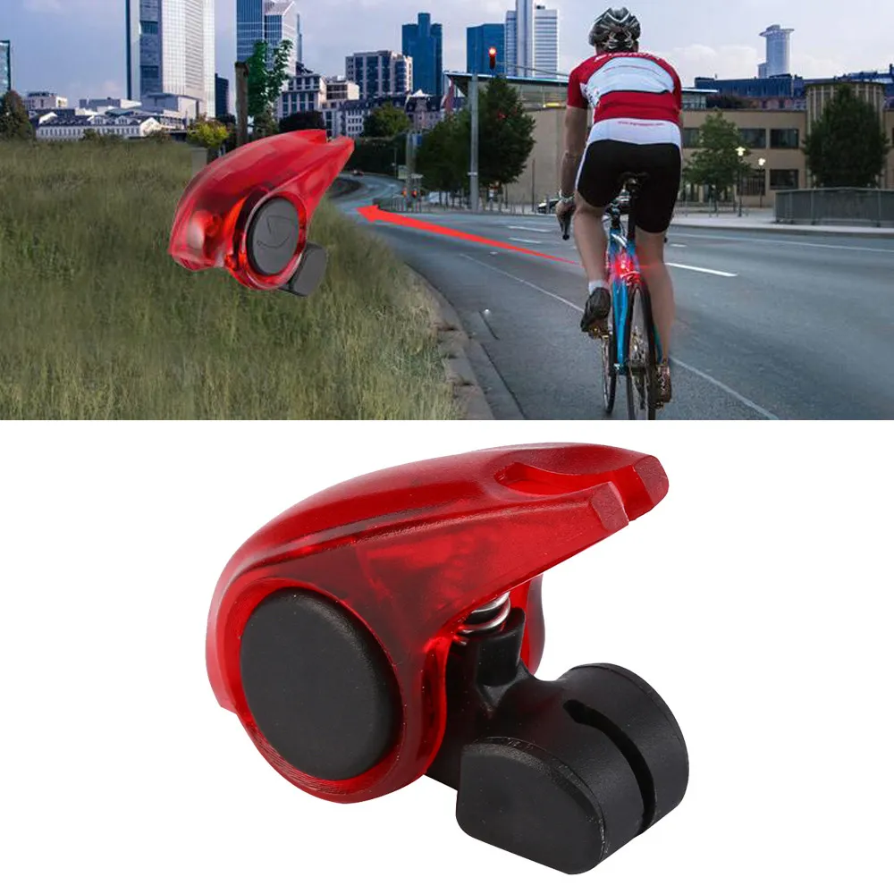 Strefa rowerowa Przenośna Mini Brake Rower Light Mount Ogon Tylne Rowerowe Lekkie Wodoodporna Jasność Czerwona Lampa LED Ostrzeżenie