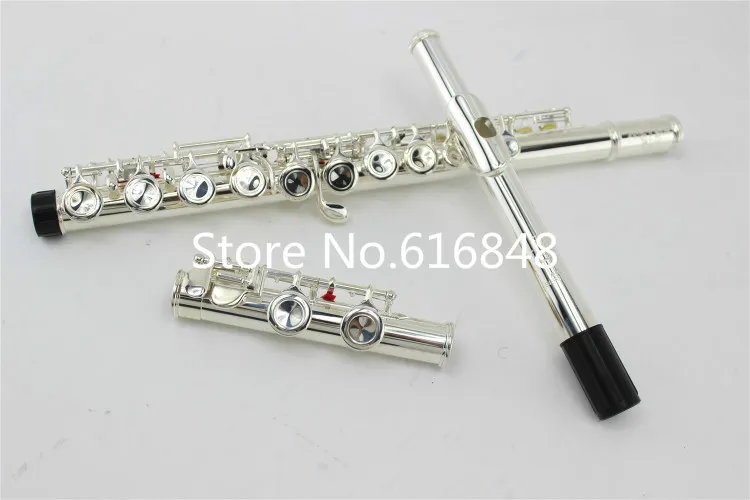 Buffet Crampon & cie APARIS BC6010 Silver Plated Flute 16 Holes Closed Designs C Key Flutes Brand Musical Instrument With Case