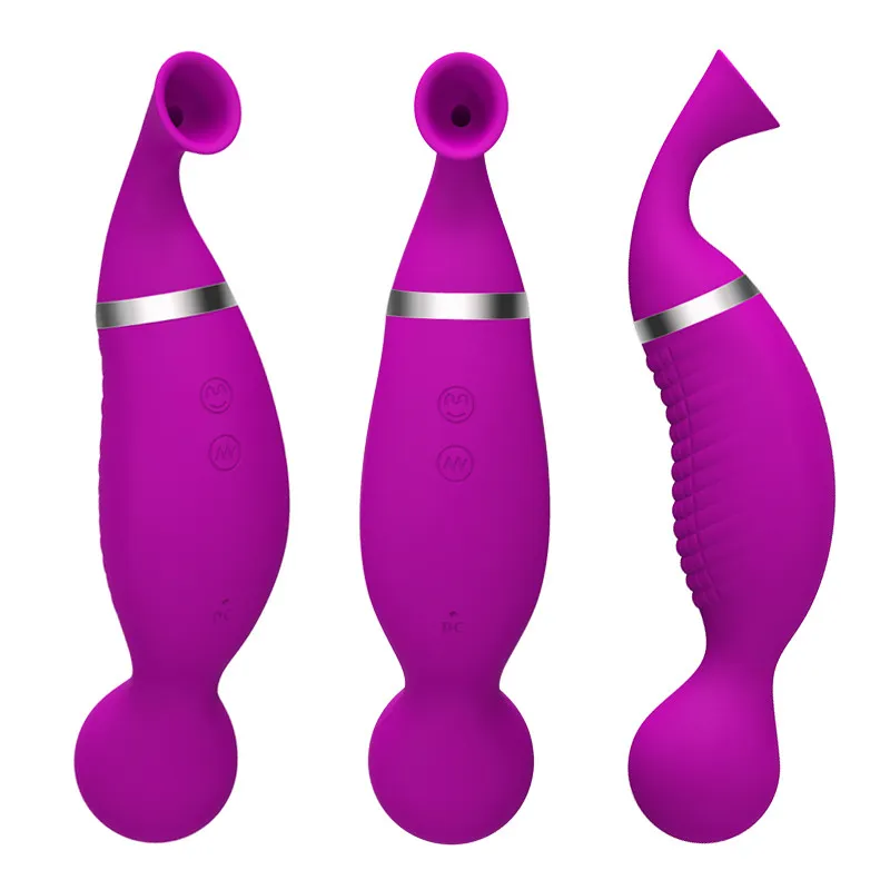 Poderoso estimulador de clítoris mágico Varita mágica Medical Silicone impermeable Sucker G Spot Vibrator de sexo para adultos para mujer2311942