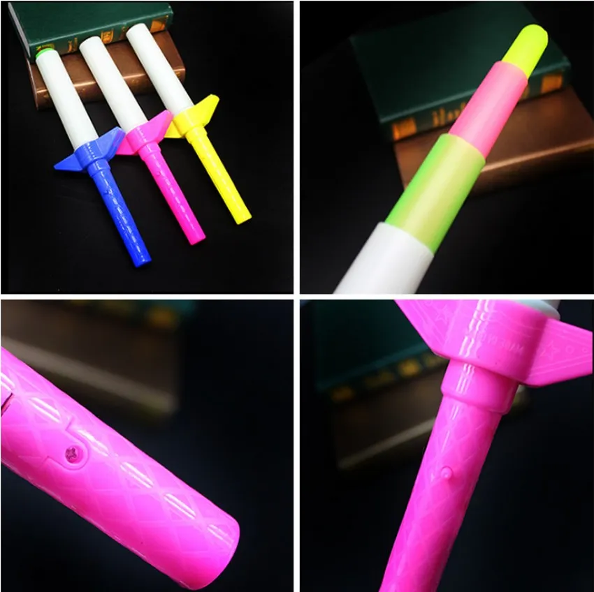 Teleskopowy LED Glow Stick Flash LED Light Stick Fluorescencyjny Miecz Luminous Sticks LED Divery Rekwizyty Festiwale Boże Narodzenie Karnawał Koncerty Zabawki