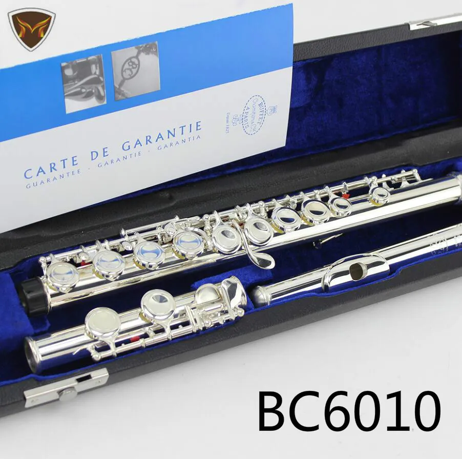 Buffet Crampon cie APARIS BC6010 Flauto placcato argento 16 fori Disegni chiusi C Key Flauti Strumento musicale di marca con custodia