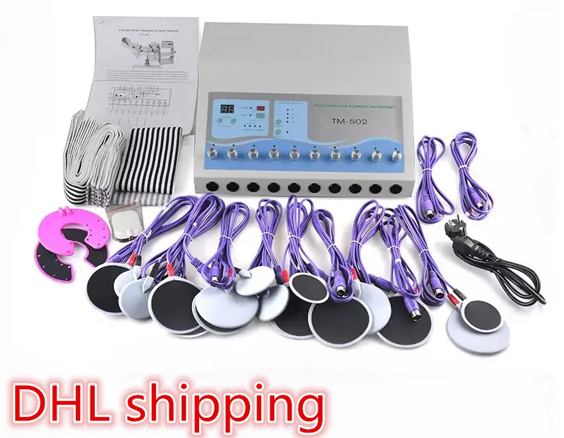 TM-502 Slimming Machine Ems Weight Loss Stimulator Electrostimulation Machine Russian Waves Ems Electric Muscle Stimulator