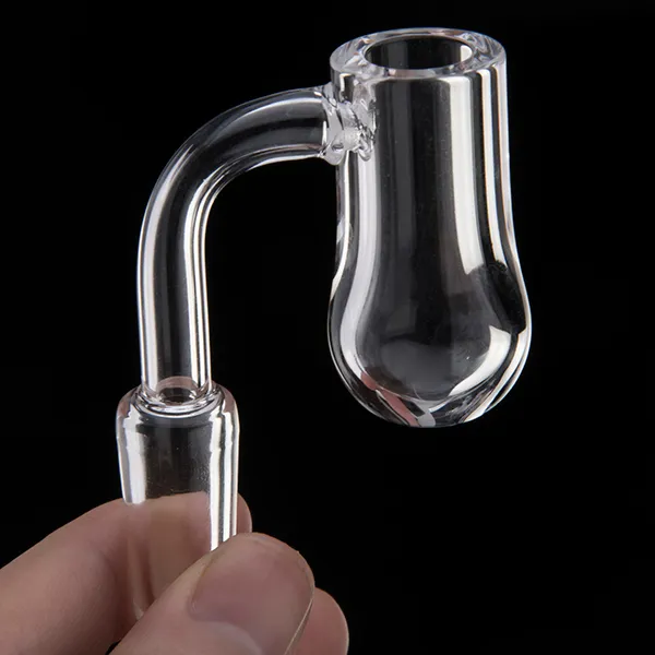 Rund Bottom Quartz Banger 4mm Tjock Orion Gavel Flat Top 10mm 14mm 18mm för Bong Dab Rigs