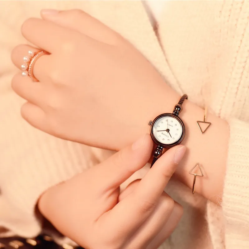 Women Elegant Diamond Bracelet Watches Stylish Quartz Dress Watch
