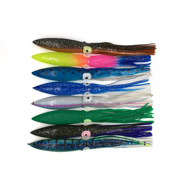 Leurre De Traîne Sweeny Tackle GM11S – 14 Pouces, Vert, Pour Gros Gibier Eau Salée