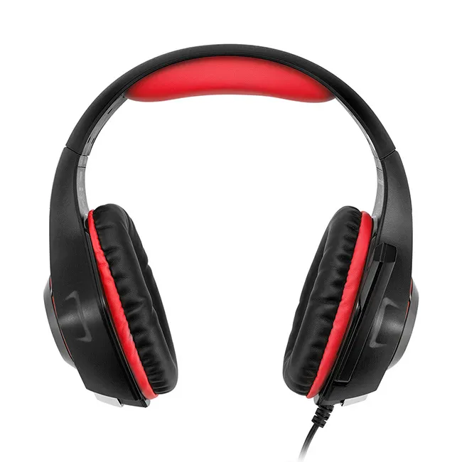 3.5mm Gaming Headset Mic LED Headphones Stereo Bass Surround For PC Xbox  One PS4 Red 