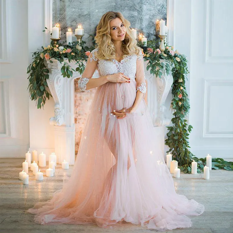 Long Formal 3/4 Sleeve Mother of the Bride Dress | DressOutlet for $181.99  – The Dress Outlet