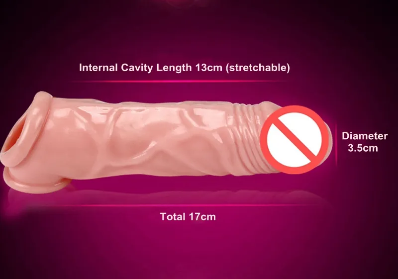 Silicone Penis CockRing Thicken and Lengthen Cover Sex Toys for Men Male Masturbator Cock Ring Durable Delay Ejaculation Dildo Extender DHL