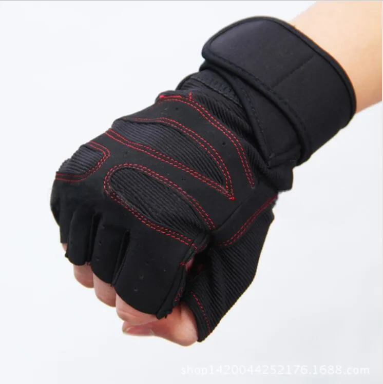 Guanti Fitness Antiscivolo Da Uomo E Donna, 2 Pezzi, Con Presa In Silicone E Imbottitura EVA, Traspiranti, Per Palestra, Sollevamento Pesi, Ciclismo, Nero M