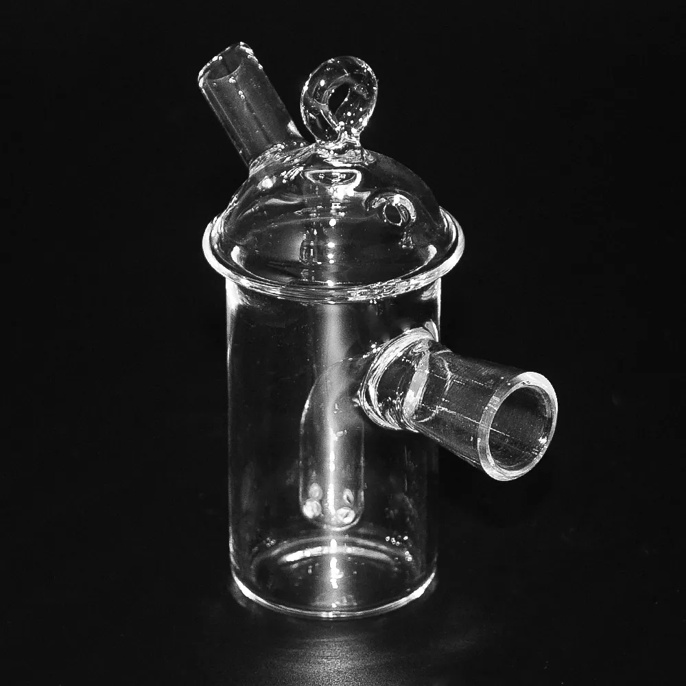 4,0 Zoll großes stumpfes Glas Bong Joint Bubbler stumpf Reisewasserpfeife kleine Pfeife Rauchpfeifen Rauchzubehör