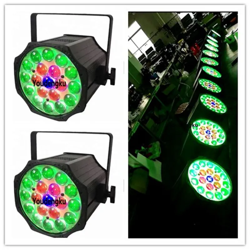 4 stuks 19 x10 watt 4in1 rgbw led par light par led 4in1 rgbw zoom fase led par licht