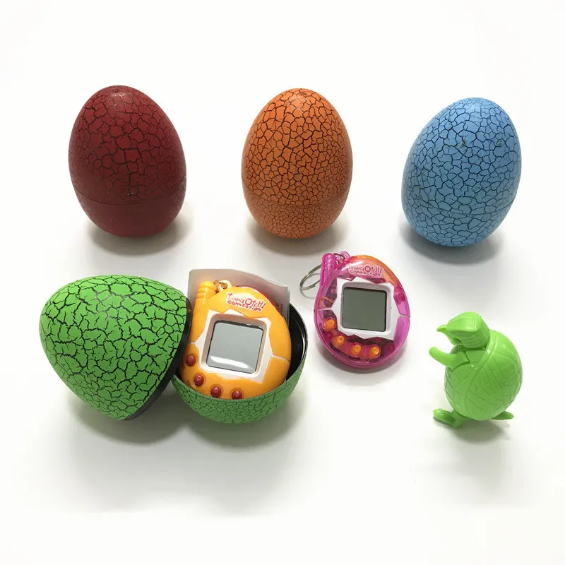 Tamagotchis Criativo Mais Novo Engraçado Tamagotchi Animais de Estimação Brinquedos Forma de Pinguim Colorido Tamagochi Brinquedos Eletrônicos Com Tumbler Egg Forma Embalagem Chr