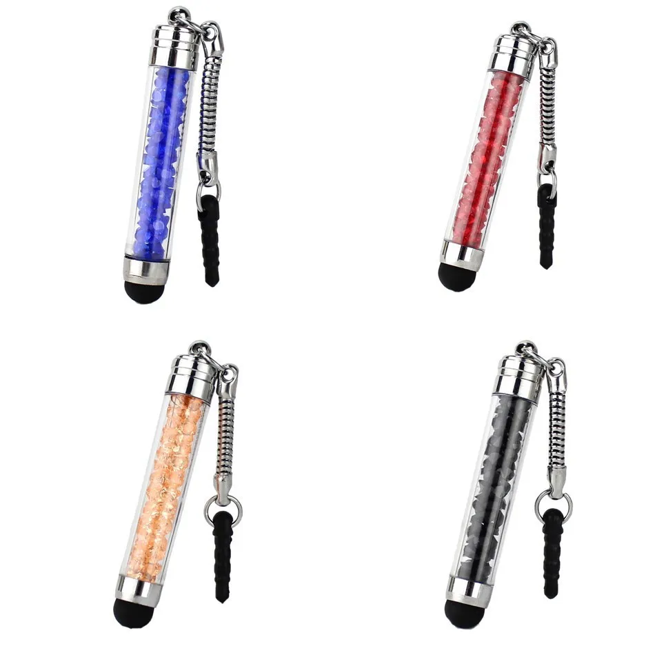 Plus stretch Touchscreen touch pen Bling Crystal Stylus Sling iPad iPhone 3 3G 3GS 4 4S 5 5S 5C iPod 3 4 5 6s Tablet Samsung