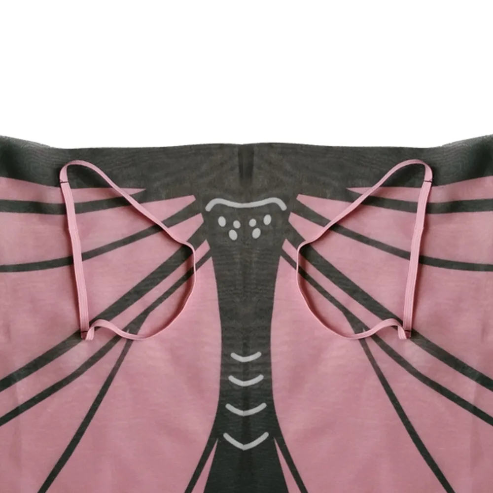 Nuovo tipo rosa ali di farfalla cosplay custome con maschera monarca ali gioco vestito vacanza regalo cosplay set