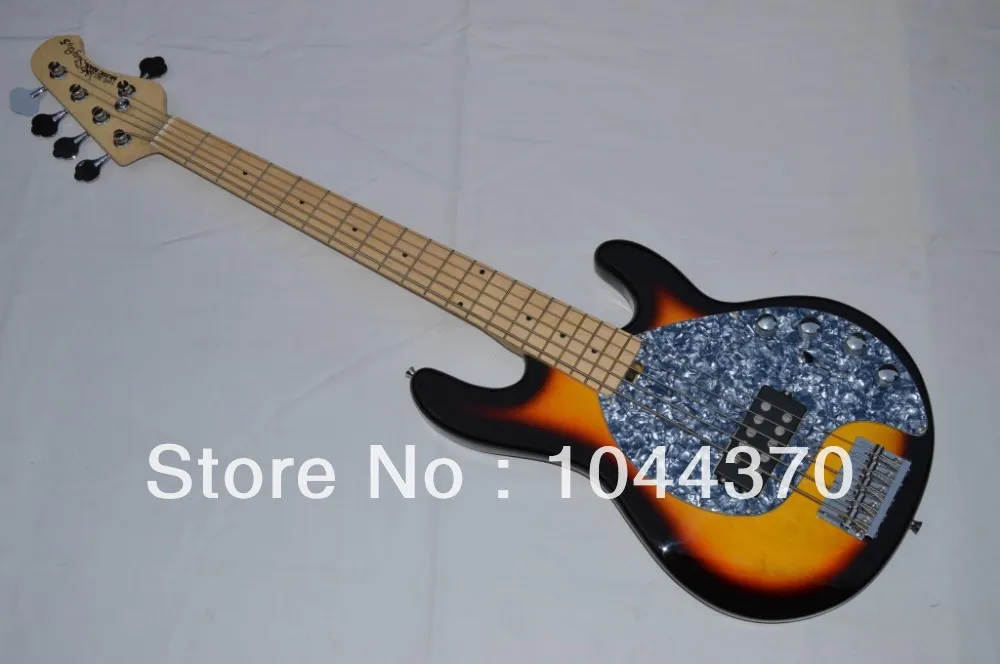 Vintage Sunburst StingRay 5 String Electric Most Expensive Bass Guitar