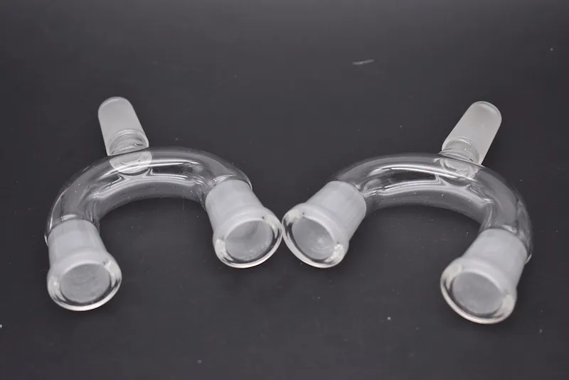 Glasadapter, Doppelschüssel-Adapter, 14 mm, 18 mm, männlich, zwei Größen für Optionen, Wishbone-Glassplitter, mattierter Adapter, kostenloser Versand