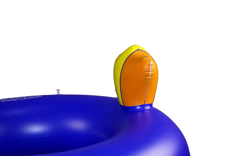 膨脹可能なキツツキのフロート水泳席フローティングスイムリングプールジャイアントブルースワンウォータースポーツトゥーカンマウントおもちゃ子供の安全28 5xr z