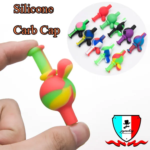 Silicone Carb Cap Akcesoria do palenia Universal Color Cap Dome do szklanych rur wodnych, wiertnice olejowe DAB, paznokci kwarcowy