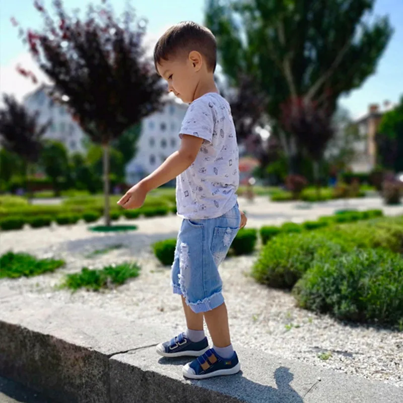 Pantalon roto top niño