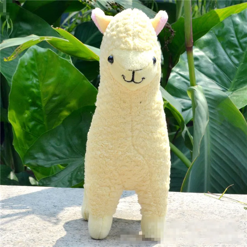 Kawaii Alpaca Peluş Oyuncaklar 23cm Arpakasso Lama Dolgulu Hayvan Bebekleri Japon Peluş Oyuncak Çocuk Çocukları Doğum Günü Noel Hediyesi7457571