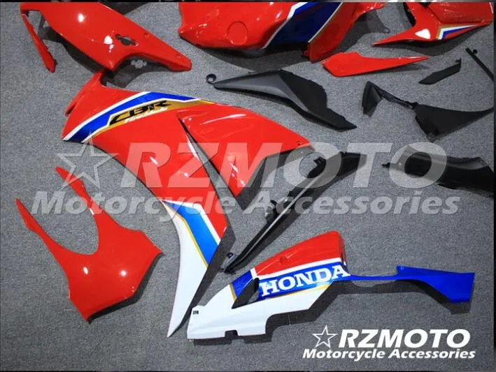 3 cadeaux gratuits pour Honda CBR1000RR 2012 2013 1000RR 12 13 Kit complet de carénage de moto à injection ABS rouge bleu T1