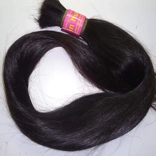 100g Brazilian Straight Hair Bulk Human Hair For Braiding 1 Bundle 10 to 26 Inch Natural Color Hair Extensions