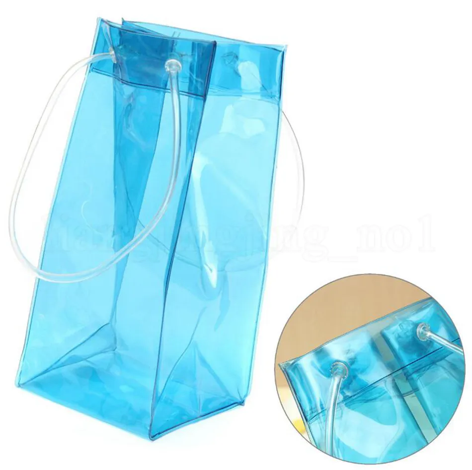 Raffreddatore rapido per vino con ghiaccio Borsa frigo per birra in PVC Borsa per gel di ghiaccio all'aperto Borse frigo per picnic Raffreddatori per vino Raffreddatori per vino Sacchetti congelati Raffreddatori per bottiglie OOA5368