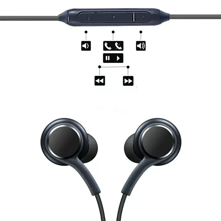 Kopfhörer für Samsung GALAXY S8 S8+plus Stereo-Sound-Ohrhörer Hochwertige Kopfhörer mit kabelgebundenem In-Ear-Headset