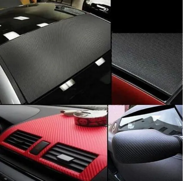 127CM20CM 3D Color Modification Film Car Interior Whole Vehicle Color Change Paste Carbon Fiber Color Change Sticker5393218