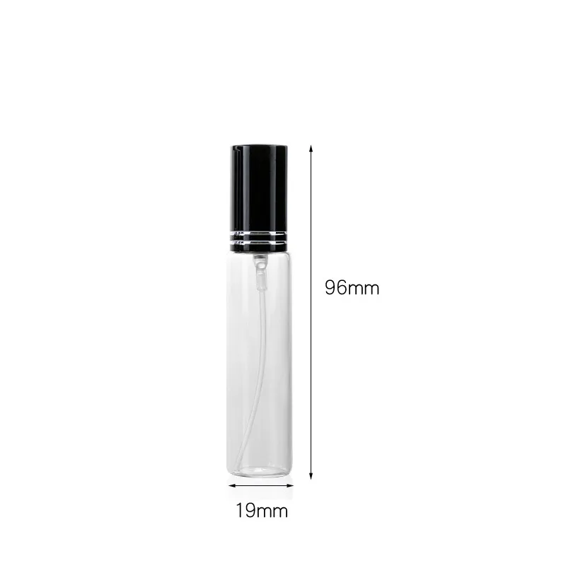 15 ml tom glas parfym spray flaska liten kosmetisk incitrainter injektionsflaska återfyllningsbar Atomizer packgaing snabb frakt f487