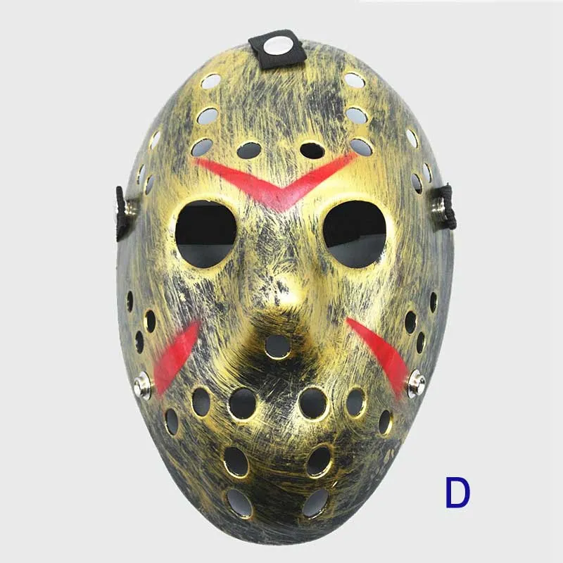 Jason Mask i Full Face Antique Killer Mask Jason vs Friday The 13th Prop Horror Hockey Halloween Costume Cosplay Mask2489384